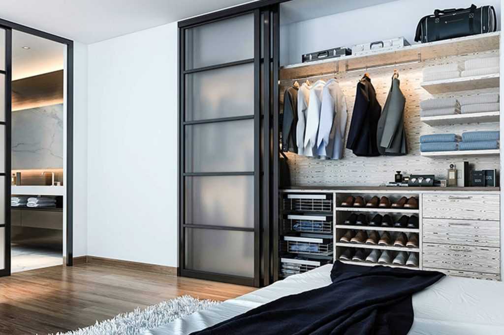 Шкафы-купе в спальню (104 фото): идеи дизайна встроенных шкафов в современном стиле, красивые маленькие и большие шкафы с фотопечатью
