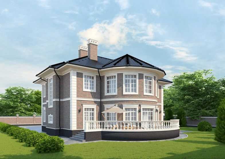 Дом с эркером (150 фото) - обзор лучших проектов и готового дизайна загородного дома с эркером